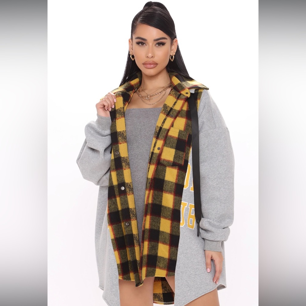Oversized Hooded Shacket